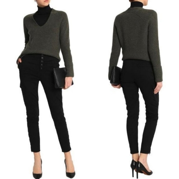 J Brand black Bridgette sky high crop pants 30 - Picture 1 of 16
